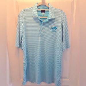 Men’s collared golf shirt. Size large.